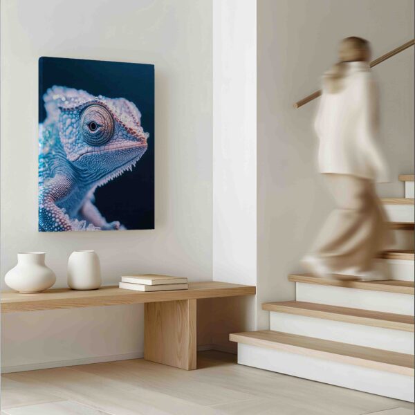Obraz - Modrý chameleon - Obraz na plátně - Image 3