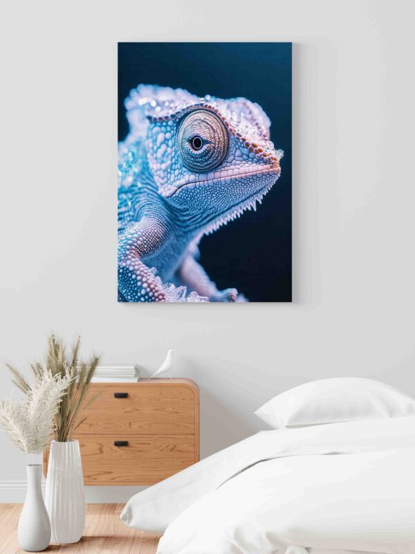 Obraz - Modrý chameleon - Obraz na plátně - Image 2