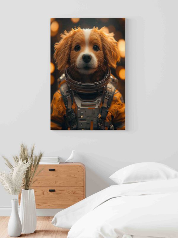 Obraz  Pejsek kosmonaut  - Obraz na plátně - Image 2
