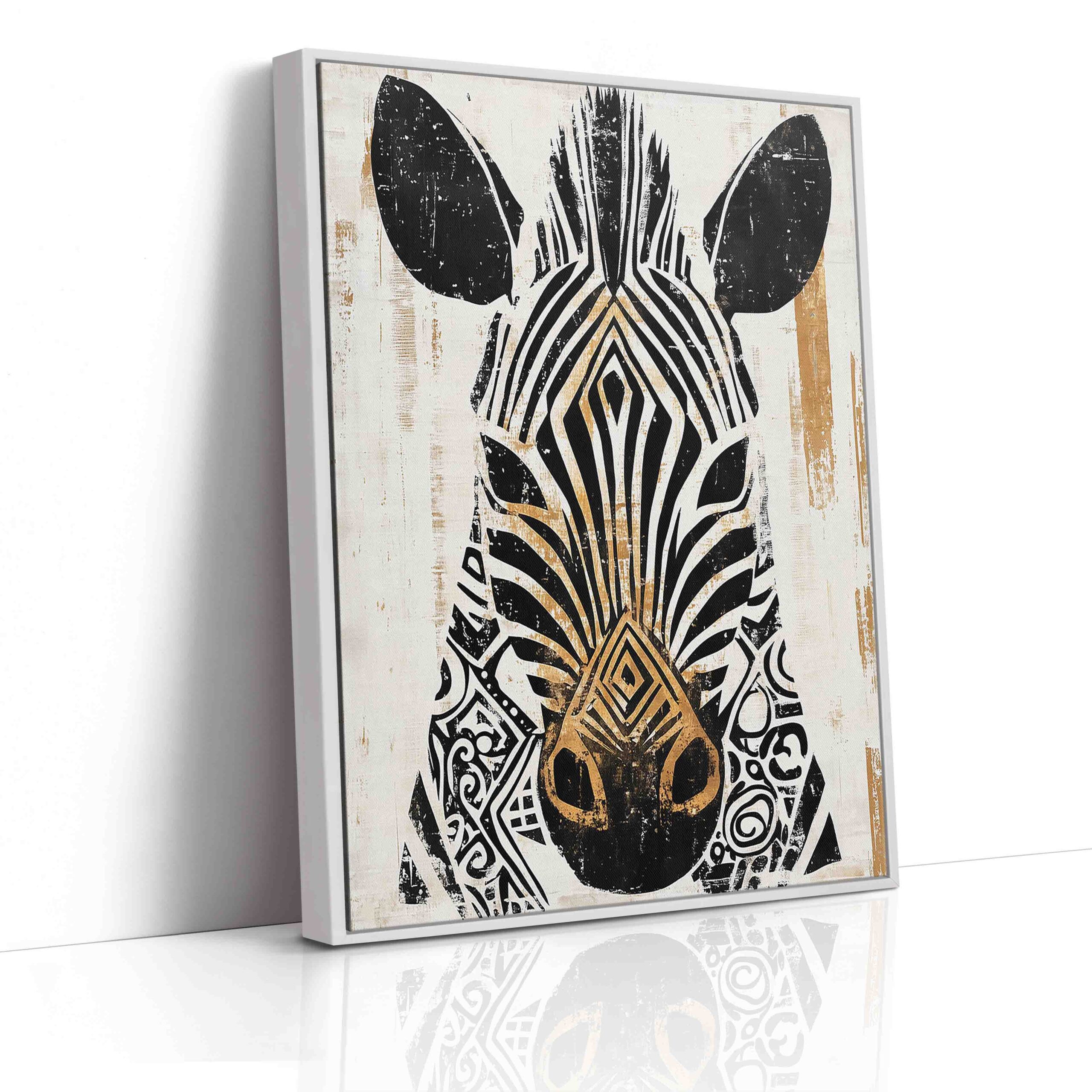 Obraz Totem zebra - Obraz na plátně - Image 5