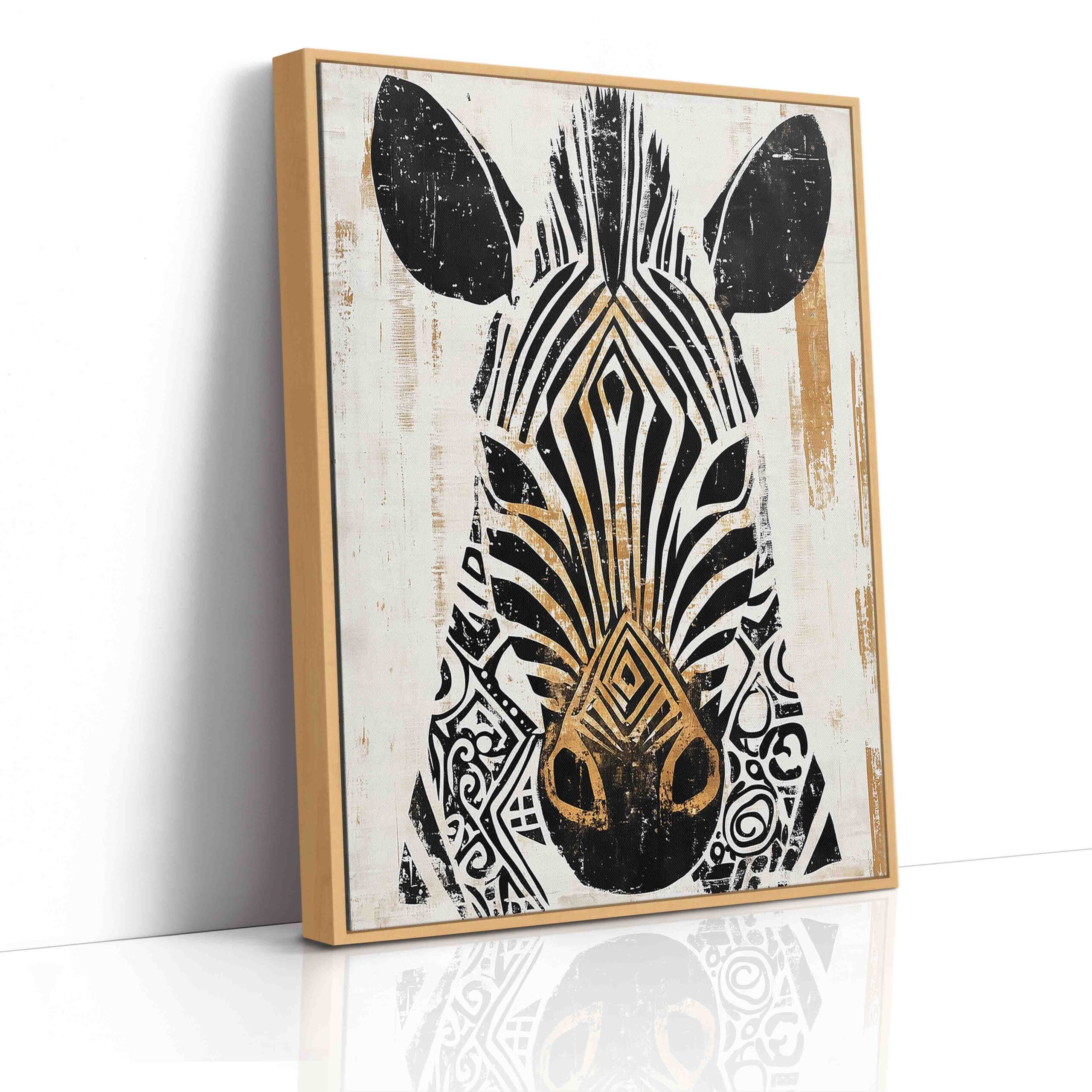 Obraz Totem zebra - Obraz na plátně - Image 4