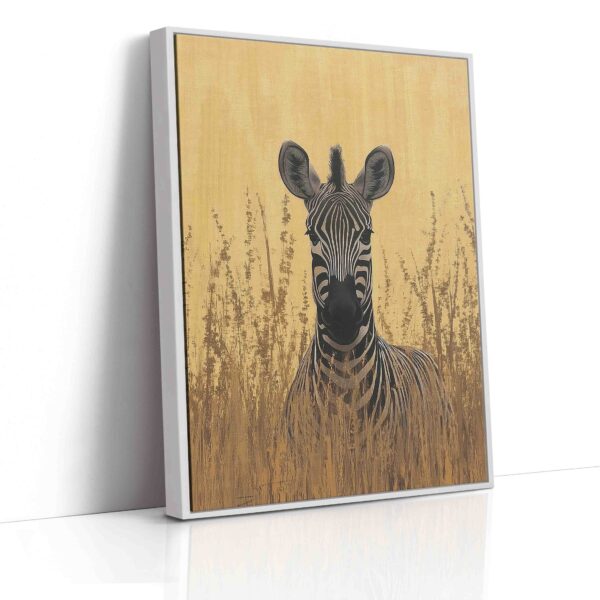 Obraz Zebra ve žluté savaně  - Obraz na plátně - Image 5