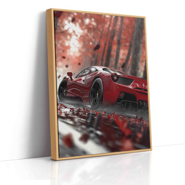 Obraz  Ferrari a podzim - Obraz na plátně - Image 4