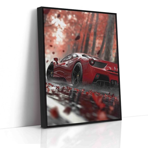 Obraz  Ferrari a podzim - Obraz na plátně - Image 6