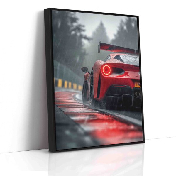 Obraz  Ferrari na závodním okruhu - Obraz na plátně - Image 6