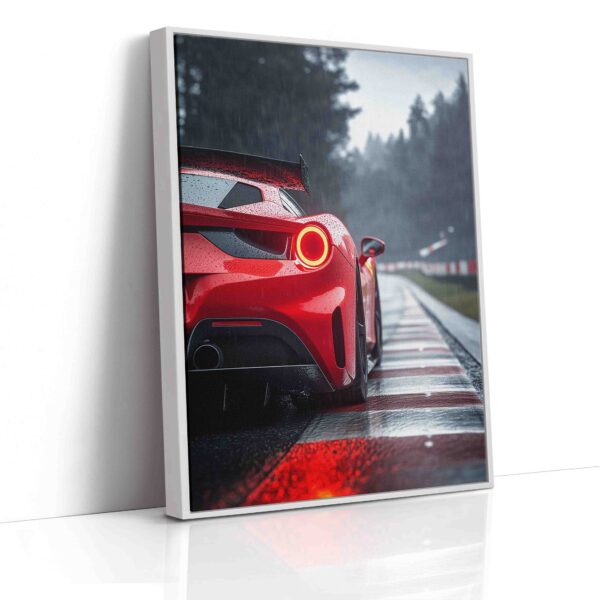 Obraz  Bok Ferrari na okruhu  - Obraz na plátně - Image 4