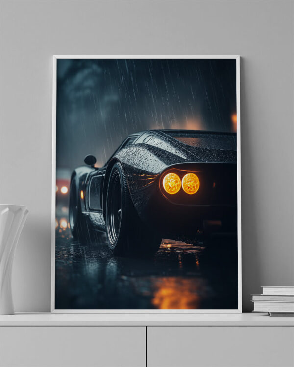 Obraz  Černý Ford GT  - Obraz na plátně - Image 3