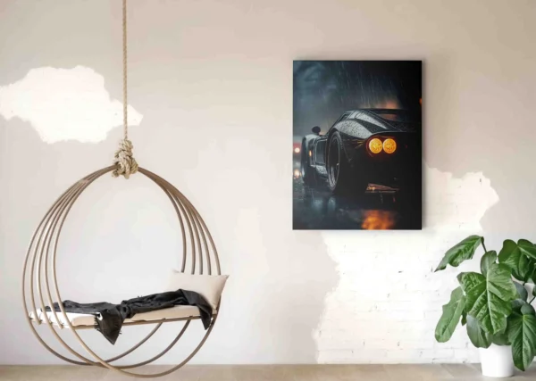 Obraz  Černý Ford GT  - Obraz na plátně - Image 2