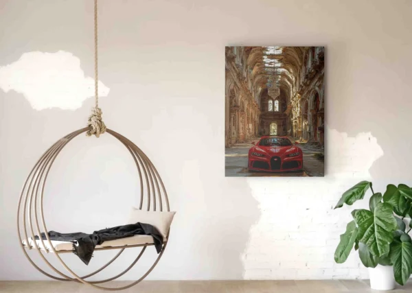 Obraz   Bugatti na zámku  - Obraz na plátně - Image 2