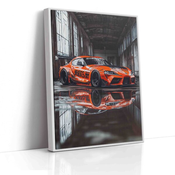 Obraz    Sportovní auto s odleskem  - Obraz na plátně - Image 4