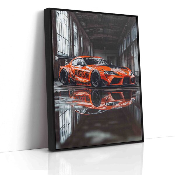 Obraz    Sportovní auto s odleskem  - Obraz na plátně - Image 6