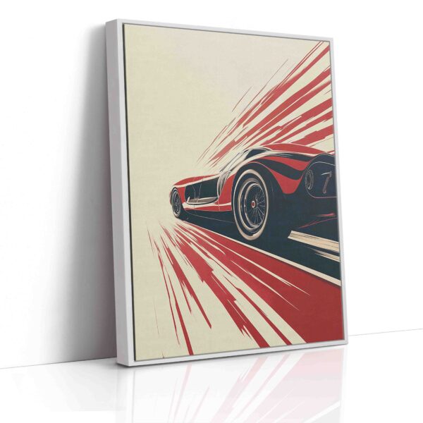 Obraz   Sportovní auto v pohybu  - Obraz na plátně - Image 4