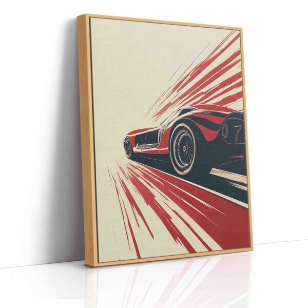 Obraz   Sportovní auto v pohybu  - Obraz na plátně - Image 5