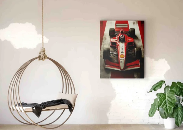 Obraz  Formule Ferrari na startu- Obraz na plátně - Image 2