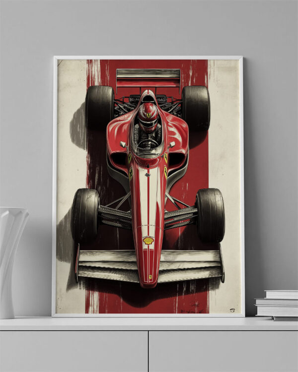 Obraz  Umělecká formule Ferrari- Obraz na plátně - Image 3