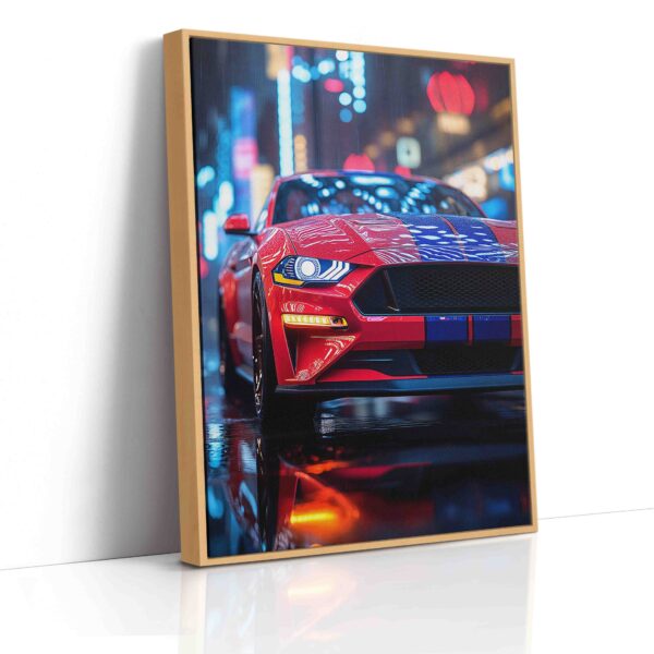 Obraz  Americký muscle car v noci- Obraz na plátně - Image 5