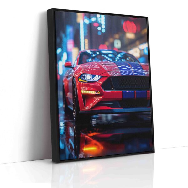 Obraz  Americký muscle car v noci- Obraz na plátně - Image 6