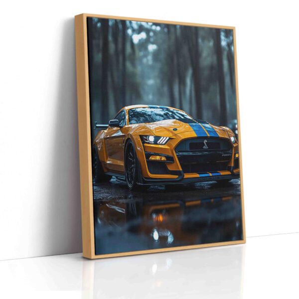 Obraz Shelby GT v lese - Obraz na plátně - Image 5