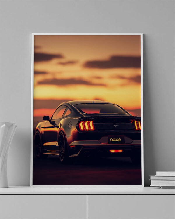 Obraz Ford Mustang zadní blatník - Obraz na plátně - Image 3