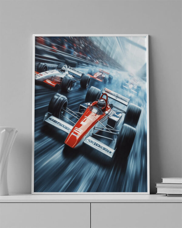 Obraz Závod Formulí 1- Obraz na plátně - Image 3
