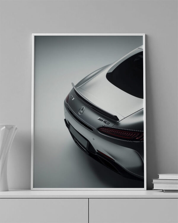 Obraz Sportovní Mercedes ze zadu- Obraz na plátně - Image 3