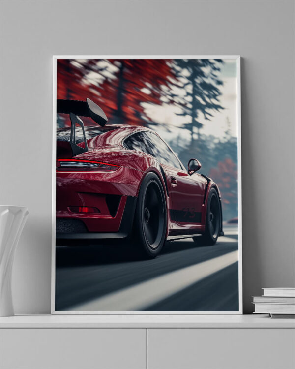 Obraz Porsche na japonském okruhu- Obraz na plátně - Image 3
