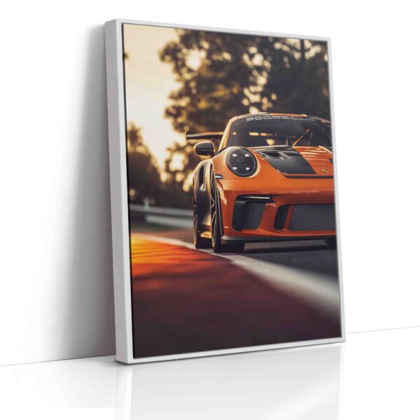 Obraz Oranžové Porsche- Obraz na plátně - Image 4