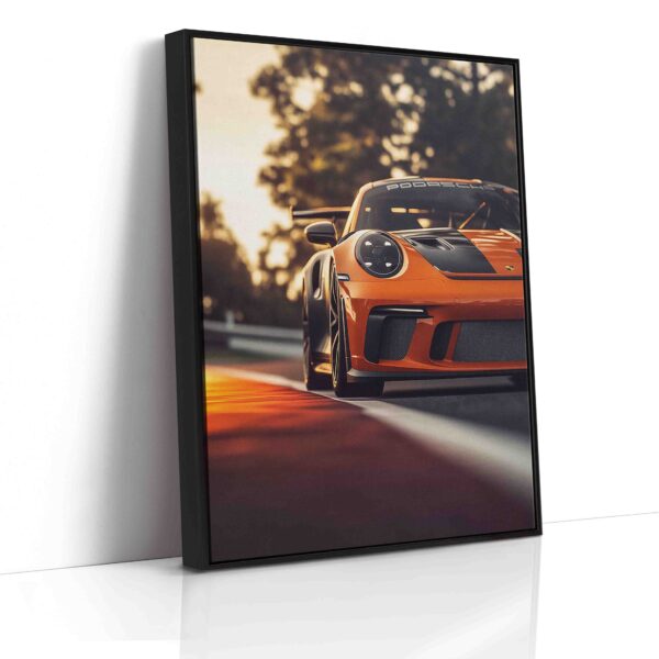 Obraz Oranžové Porsche- Obraz na plátně - Image 6