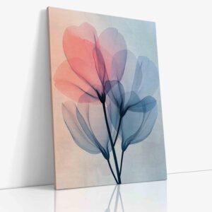 Detailní makro fotografie fascinujících transparentních květů moderní rostliny, kde světlo prostupuje jemnými strukturami a vytváří éterický, téměř abstraktní efekt.