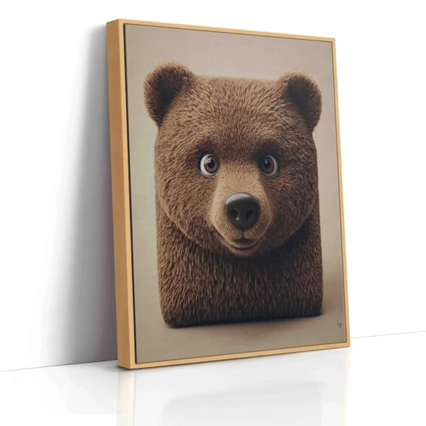 Obraz Hlava medvídka - Obraz na plátně - Image 4