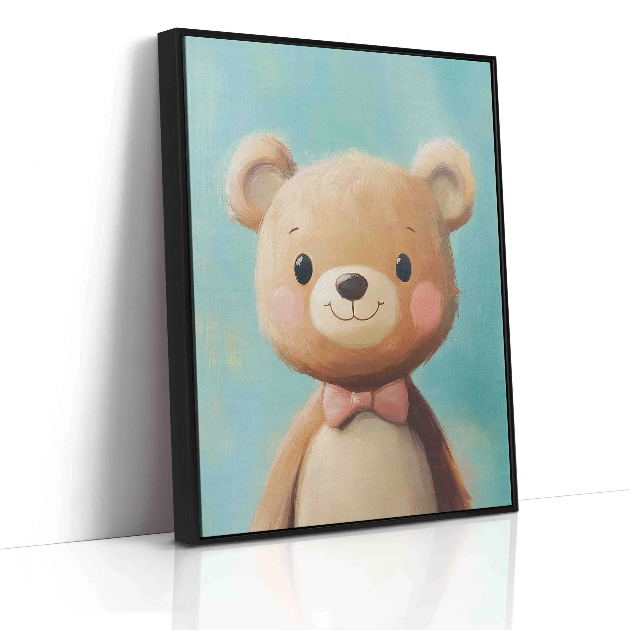 Obraz Medvěd na modrém pozadí - Obraz na plátně - Image 5