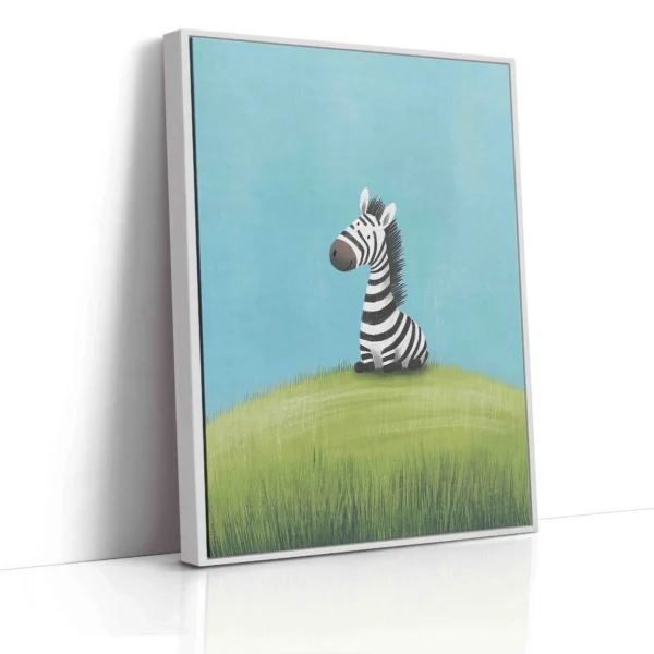 Obraz Zebra na kopečku - Obraz na plátně - Image 3