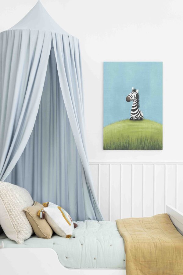 Obraz Zebra na kopečku - Obraz na plátně - Image 2