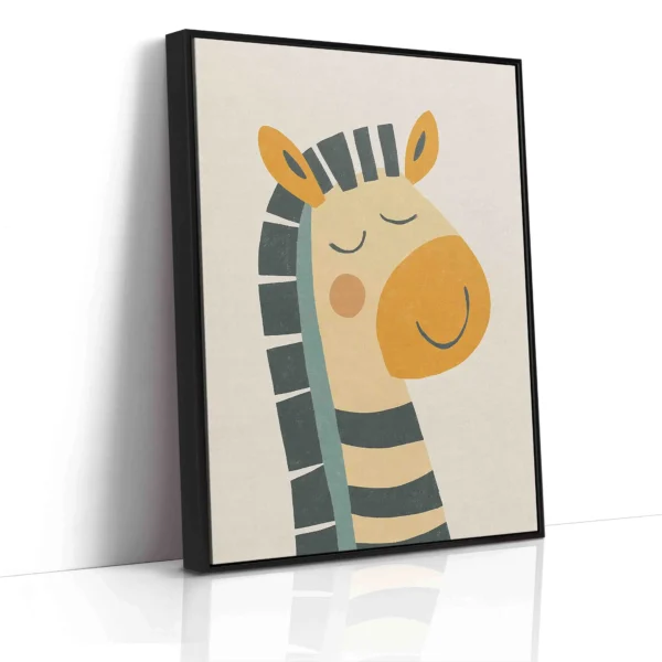 Obraz Zebra se zavřenými očky - Obraz na plátně - Image 5