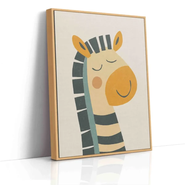 Obraz Zebra se zavřenými očky - Obraz na plátně - Image 4