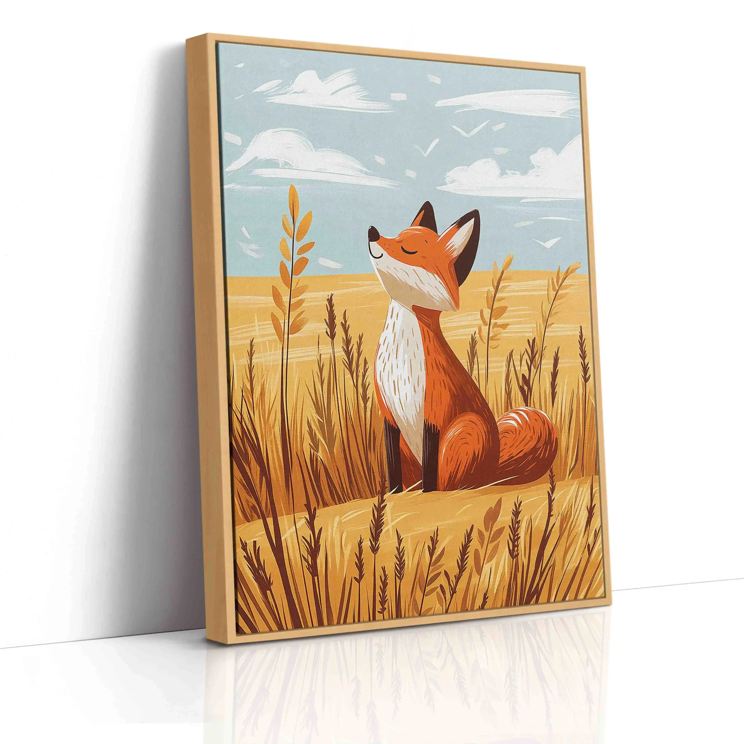 Obraz Lištička na louce - Obraz na plátně - Image 3