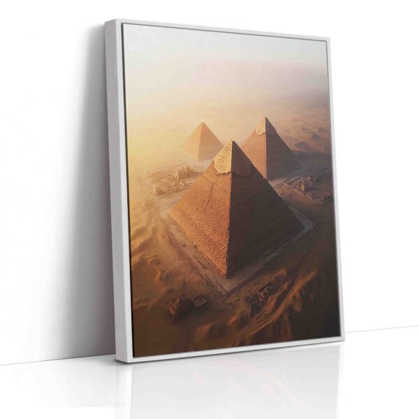 Obraz Pyramidy v Egyptské Gíze při západu slunce- Obraz na plátně - Image 5