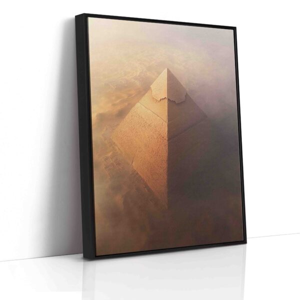 Obraz Pyramida v poušti při ranním oparu- Obraz na plátně - Image 6