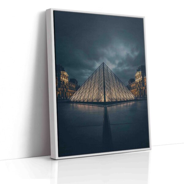Obraz Skleněná pyramida v pařížském Louvre- Obraz na plátně - Image 5
