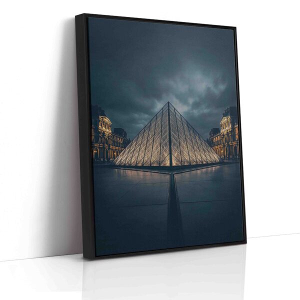 Obraz Skleněná pyramida v pařížském Louvre- Obraz na plátně - Image 6