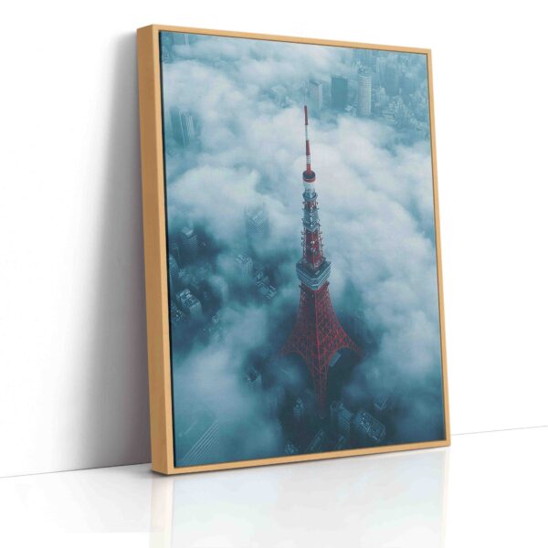Obraz Tokyo Tower v ranním oparu- Obraz na plátně - Image 4