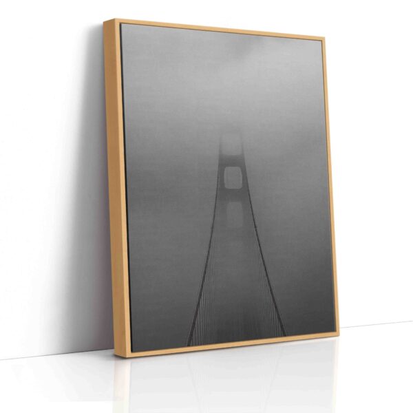 Obraz Pohled na Golden Gate v oparu- Obraz na plátně - Image 4