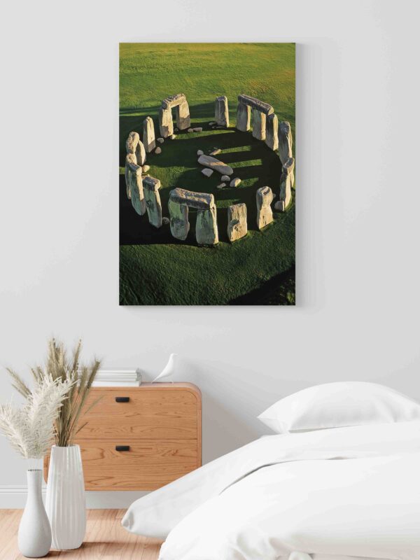 Obraz  Stonehenge za vycházejícího slunce- Obraz na plátně - Image 2