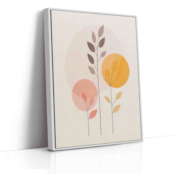 Abstraktní obraz Minimalistická květina - Obraz na plátně - Image 5