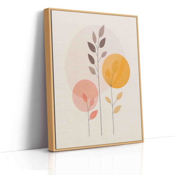 Abstraktní obraz Minimalistická květina - Obraz na plátně - Image 4