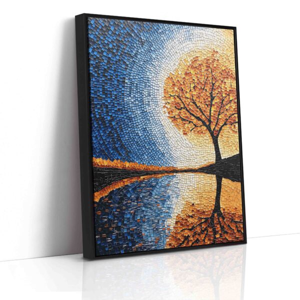 Podzimní strom - Pointilismus - Obraz na plátně - Image 6